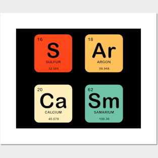 Nerd Geeky Chemistry Science Posters and Art